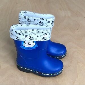 Disney Mickey Mouse Raining Boots Blue Outwear Kids EUR Sz 31